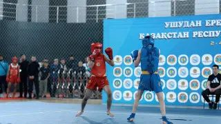 Призер чемпионата мира показал свой уровень на турнире по ушу-саньда в Астане