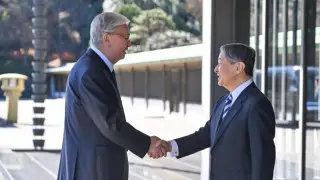 Токаев прибыл в Императорский дворец в Токио