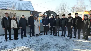 В области Ұлытау запустили газ и воду в одном из сёл