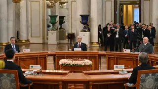 Токаев принял участие в неформальной встрече лидеров стран СНГ