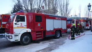 Пожар в Астане