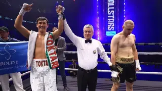 Еркебулан Токтар отправил узбекистанца в нокаут в первом раунде