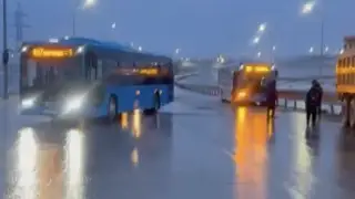 Трассу Астана – Караганда закрыли из-за гололёда