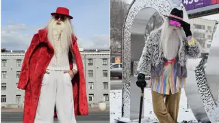 Самого модного Деда Мороза нашли в Казахстане