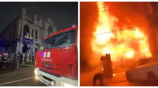 Второй за новогоднюю ночь крупный пожар произошел в Таразе