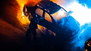 ДТП на трассе Атырау — Уральск: автомобили загорелись после столкновения