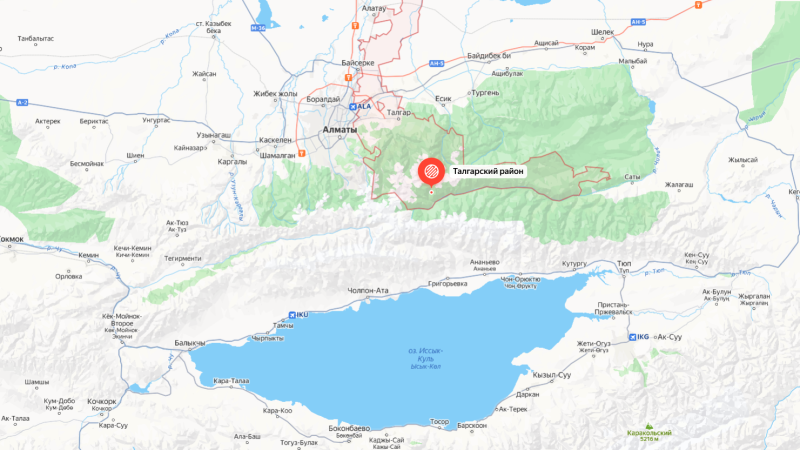 Скриншот Яндекс карты