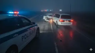 Казахстанца арестовали после ДТП с полицейской машиной