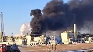 пожар на Тенгизе