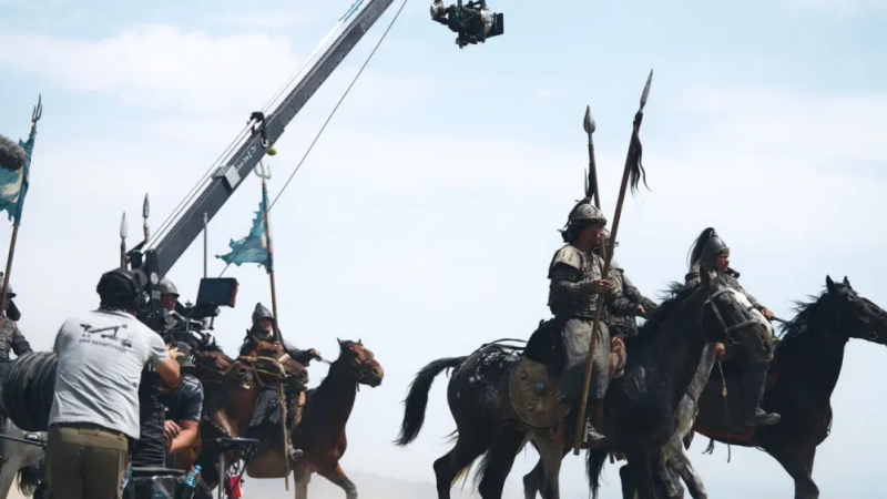 Съемки сериала The Golden Empire. Фото предоставлено съемочной группой