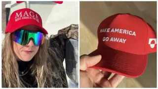 Красные кепки с надписью MAGA  стали символом противостояния в Дании