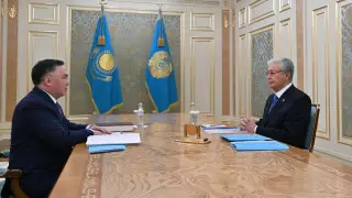 Токаев и председатель Верховного суда