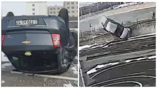 Аварии на экзаменах по вождению: подборка видео