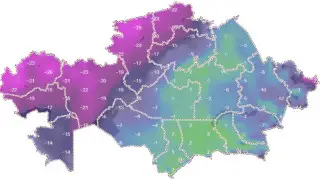 Сильные морозы ударят по Казахстану: предупреждение МЧС