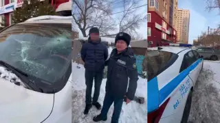 Конфликт на парковке и повреждённое авто: полиция объяснила видео из Астаны