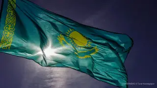 Флаг Казахстана