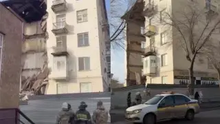 Часть жилого дома обрушилась в Балхаше