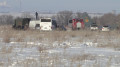 Крушение истребителя Су-30СМ под Карагандой: кадры с места