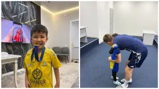 Иностранный футболист исполнил мечту маленького казахстанца: помог Threads