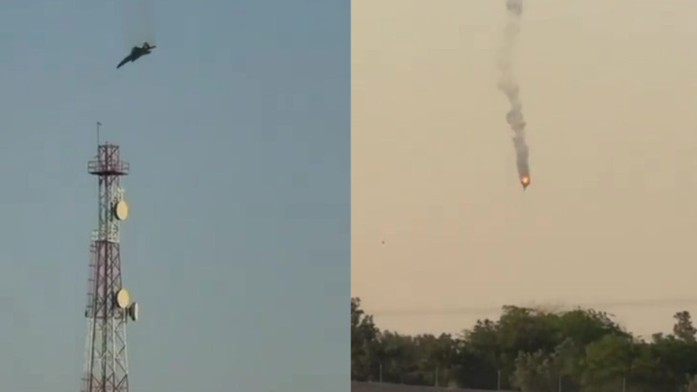 Крушение американского истребителя F-15 в Кувейте попало на видео