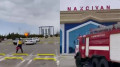 Дрон из Ирана упал на территорию аэропорта в Азербайджане