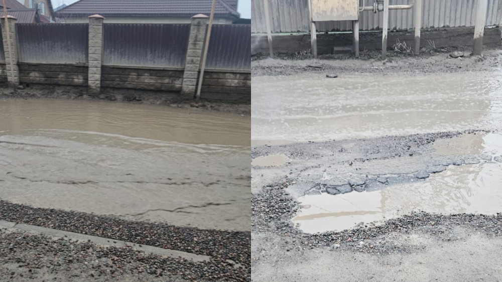 “Надеюсь, вы заметите меня“: алматинский школьник пожаловался на ямы и грязь возле дома