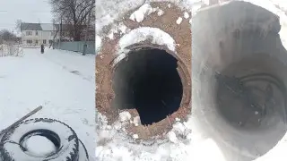Полчаса ужаса под землёй: в Актобе ребёнок провалился в колодец у дома