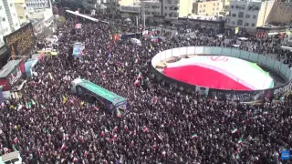 В Тегеране прошли массовые похороны главы Совбеза, командира “Басидж“ и 84 моряков