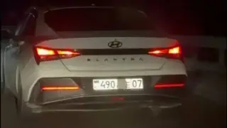 Казахстанец скрыл буквы на номере авто и лишился прав