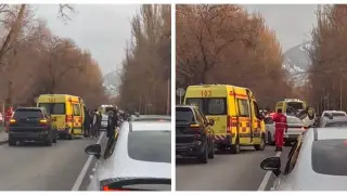 ДТП с “перевертышем“ произошло в Алматы