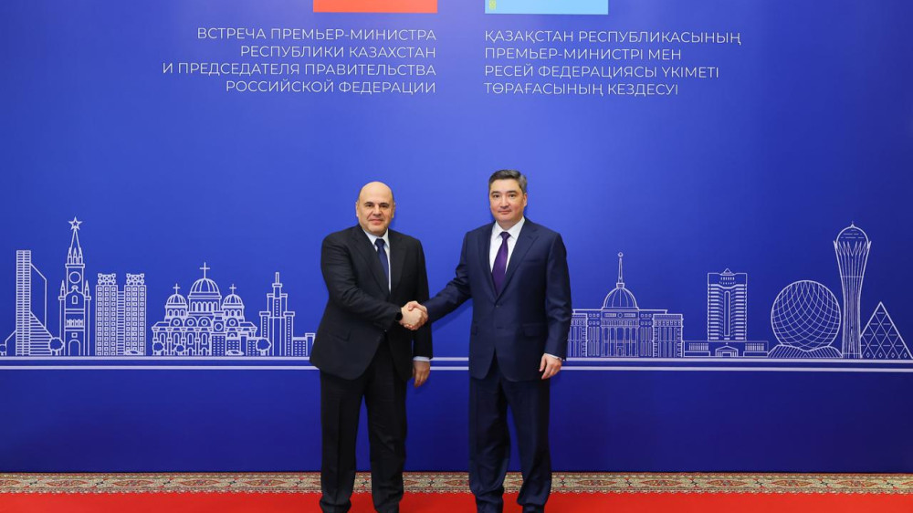 Российский премьер Михаил Мишустин прилетел в Астану