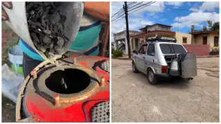 Кубинец перевёл машину на уголь из-за топливного кризиса