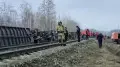 Пассажирский поезд Москва - Челябинск сошел в рельсов, пострадали 35 человек