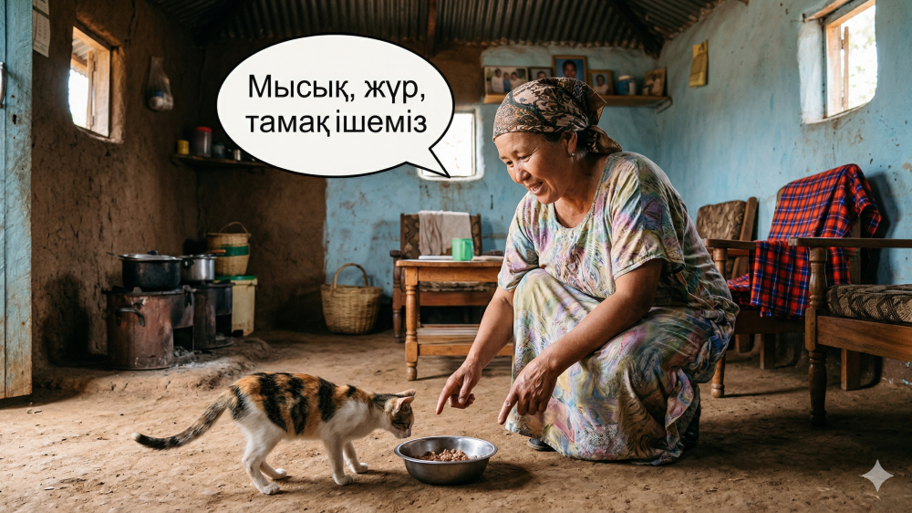Кошка понимает только казахский - эксперт объяснила, как это работает