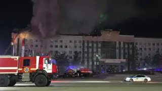 Пожар в акимате: глава Актюбинской области провёл экстренное заседание штаба