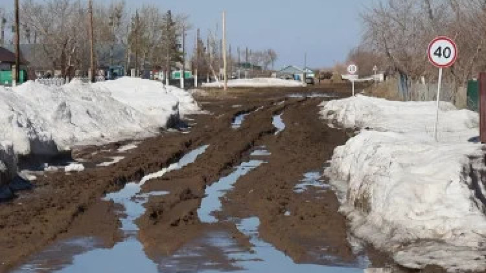 Жители в Павлодарской области жалуются, что утопают в грязи и живут без дорог