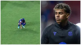 Ламин Ямаль не смог сдержать слёз после поражения в Лиге чемпионов: видео