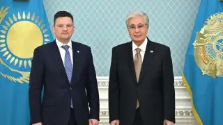 Николай Подгузов и Касым-Жомарт Токаев