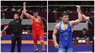 Казахстанские борцы-вольники вышли в полуфинал чемпионата Азии