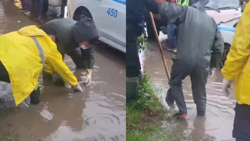 Мужчина утонул в арыке во время затяжных дождей в Алматы