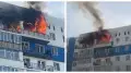Близ Алматы загорелись квартиры в жилом комплексе “Асыл Арман“