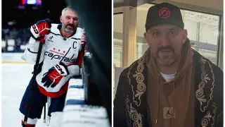 Александра Овечкина заметили в казахской национальной одежде