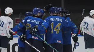 Сборная Казахстана победила Словению перед ЧМ-2026 по хоккею