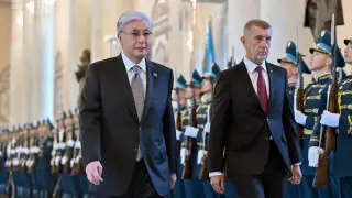 Токаев встретил в Акорде премьера Чехии