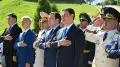 В Алматы подняли государственный флаг в честь Дня защитника Отечества