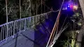 Пешеходный мост обрушился в Усть-Каменогорске, есть пострадавшие