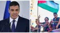 Премьер Испании открыто поддержал футболиста “Барселоны“, появившегося с флагом Палестины