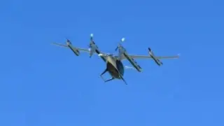В Казахстане испытали китайское аэротакси будущего - видео обсуждают в сети