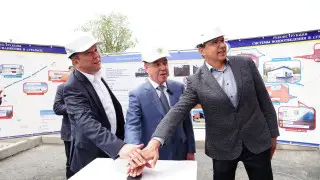Канализационно-насосную станцию для 150 тысяч жителей запустили в Уральске