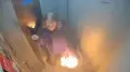 Лифт стал ловушкой - у девушки загорелся пауэрбанк в рюкзаке